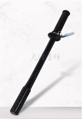 防暴橡胶棒 防身用品PC武术齐眉应急防护棒保安器材 橡胶棍46CM