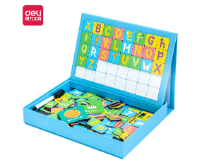 力（deli）74550磁力拼图(字母数字认知)(混)(盒) 一盒 SKU：ECS011209
