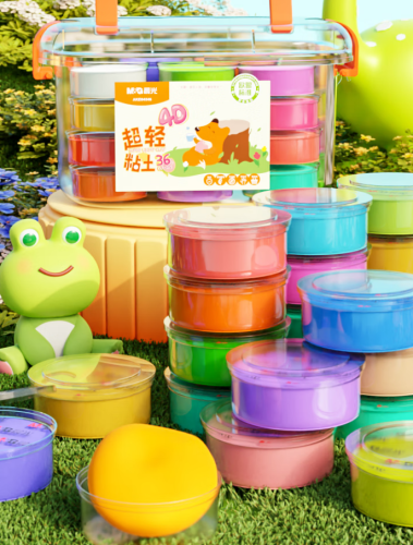 晨光(M&G)文具4D超轻粘土儿童彩泥橡皮泥黏土小学生玩具 24色小狐狸系列