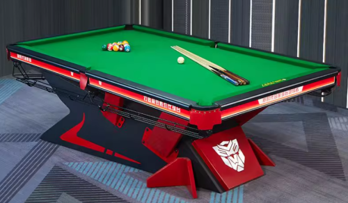 X-RIVAL中式黑八球台球桌斯诺克毒牙台球桌厅俱乐部成人（赛配2.0一体钢库九江青石板）标准商用球台
