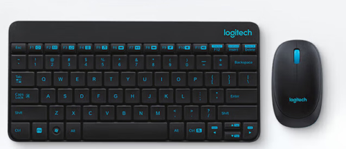罗技（Logitech）MK245Nano 【企业级】无线办公键鼠套装 电脑笔记本键鼠迷你紧凑带无线2.4G接收器 黑